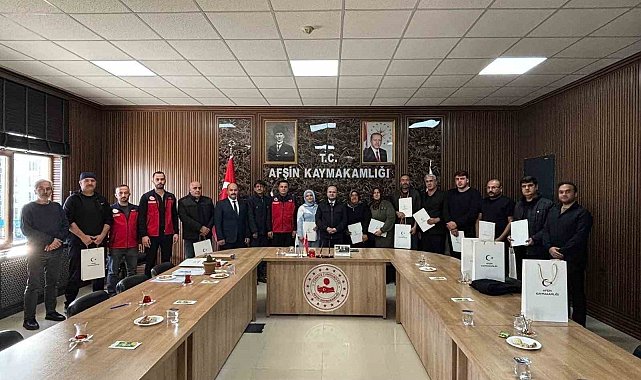 Afşin'de modern sulama eğitimi tamamlandı
