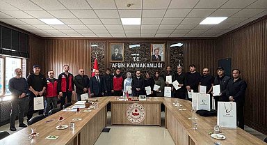 Afşin'de modern sulama eğitimi tamamlandı