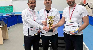 Afyonkarahisar İl Müftülüğü masa tenisi turnuvasını namağlup tamamladı