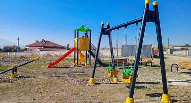 Aksaray'da 13 köye oyun grubu ve sosyal donatı malzemesi