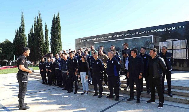 Aksu Belediyesi zabıta personeline biber gazı kullanımı eğitimi
