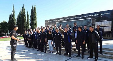 Aksu Belediyesi zabıta personeline biber gazı kullanımı eğitimi