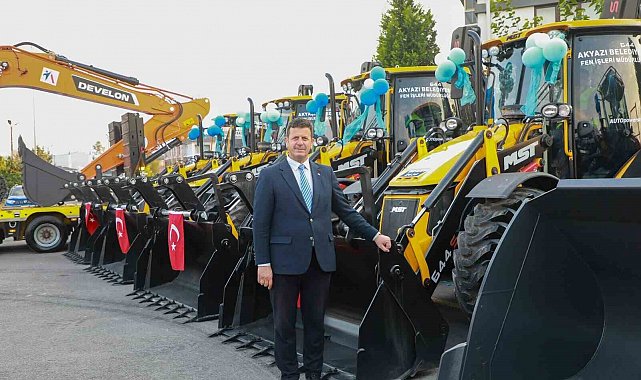 Akyazı Belediyesinden 150 milyon liralık araç yatırımı