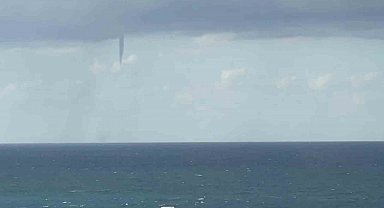 Alanya açıklarında 2 hortum görüntülendi