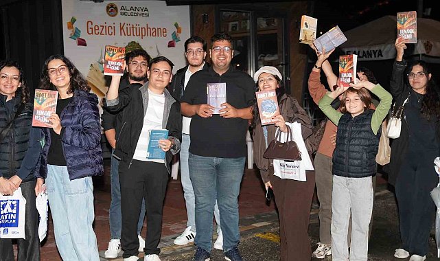 Alanya'da kitapla dolu 10 gün