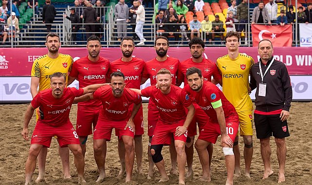 Alanya'nın plaj futbolu devleri son 16'da