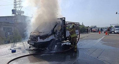Alevlere teslim olan pikap kullanılmaz hale geldi