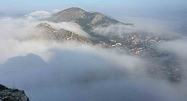Amasya 'sis denizi'nin altında kaldı