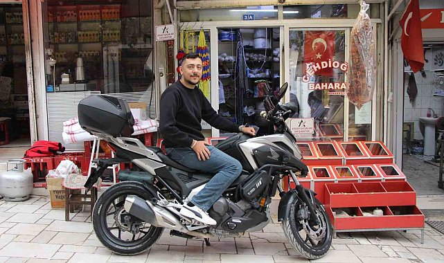 Amasyalı genç, motosikletiyle umreye gitti: "Türk denince Suudi Arabistan'da akan sular duruyor"