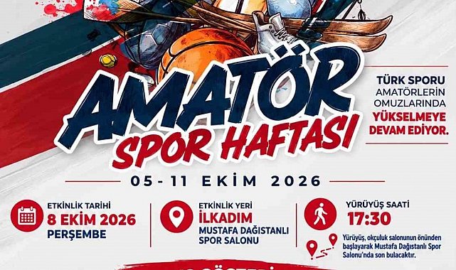 Amatör Spor Haftası kutlamaları