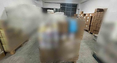 Ankara'da ruhsatsız işyerinde üretilen 49 bin bebek gıda ve bakım ürünü ele geçirildi