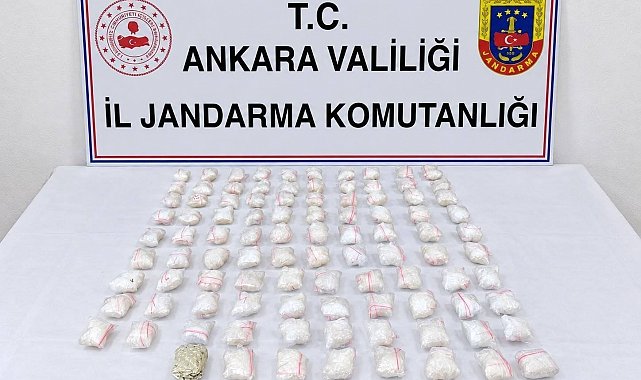 Ankara'da uyuşturucu operasyonu: 1 kilogram metamfetatin ele geçirildi