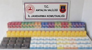 Antalya'da 151 kilo kaçak kıyılmış tütün ele geçirildi