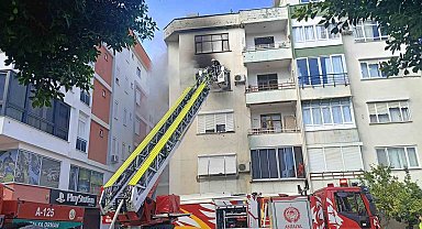 Antalya'da apartman yangını