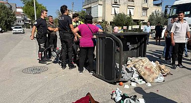 Antalya'da otomobil ile üç tekerlekli bisiklet çarpıştı: 2 yaralı