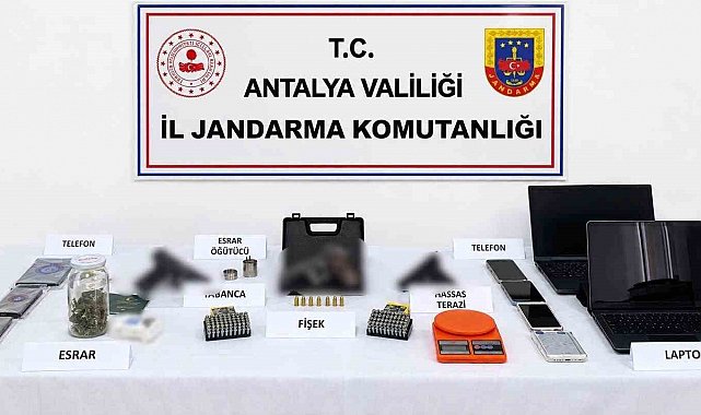 Antalya'da uyuşturucu operasyonu
