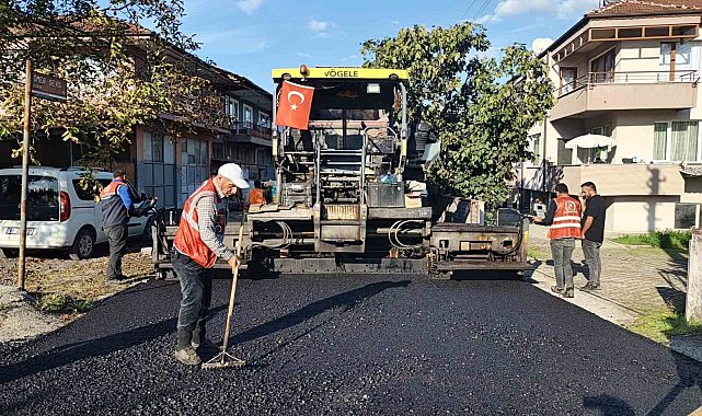 Asfalt çalışmaları 24 saat sistemine döndü
