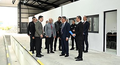 Aşkale Uygulama Noktası'ndaki çalışmaları incelediler