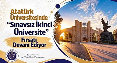ATA-AÖF'te sınavsız ikinci üniversite başvuruları 25 Ekim'e kadar devam ediyor