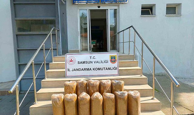 Atakum'da 60 kilo kıyılmış kaçak tütün ele geçirildi