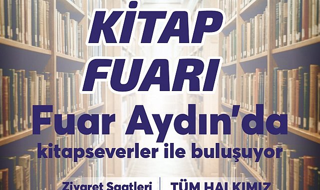 Aydın Kitap Fuarı 30 Ekim'de kapılarını açıyor