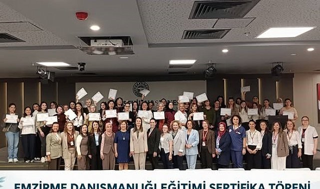 Aydın Şehir Hastanesi'nde emzirme danışmanlığı eğitimi tamamlandı
