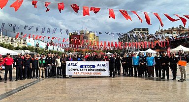 Aydın'da afet çantası ve deprem önlemleri anlatıldı
