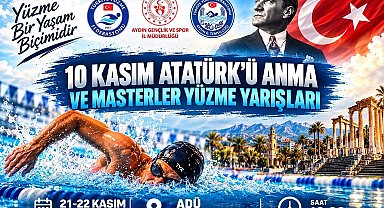 Aydın'da Atatürk'ü Anma ve Masterler Yüzme Yarışları düzenlenecek