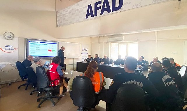 Aydın'da bölge düzeyindeki afet tatbikatı için hazırlık yapıldı
