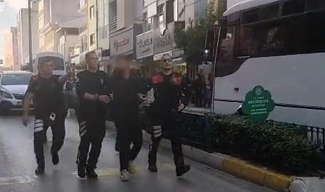 Aydın'da eski kayınpederinin iş yerinde silah çıkartan şahıs tutuklandı