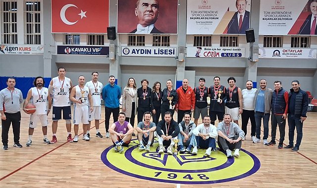 Aydın'da kamu çalışanları basketbol turnuvasında buluştu