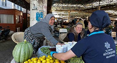 Aydın'da pazar yerlerinde sıcak çorba ikramı başladı