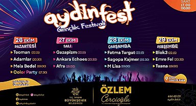 Aydınfest için geri sayım başladı