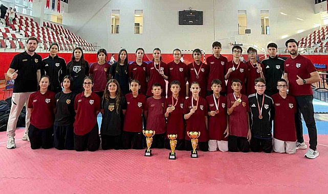 Aydınlı taekwondoculardan 8 madalyalı şampiyonluk