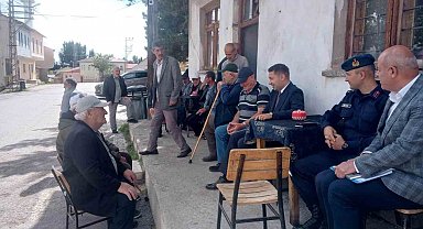Aydıntepe Kaymakamı Yıldırım köylerde vatandaşların taleplerini dinledi