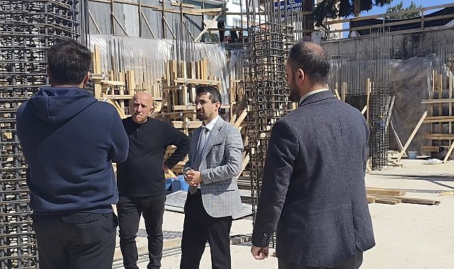 Aydıntepe Merkez Camii inşaatında çalışmalar sürüyor