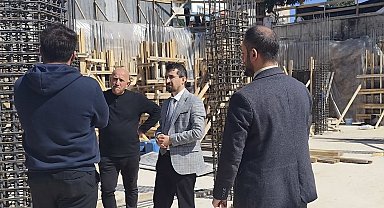 Aydıntepe Merkez Camii inşaatında çalışmalar sürüyor