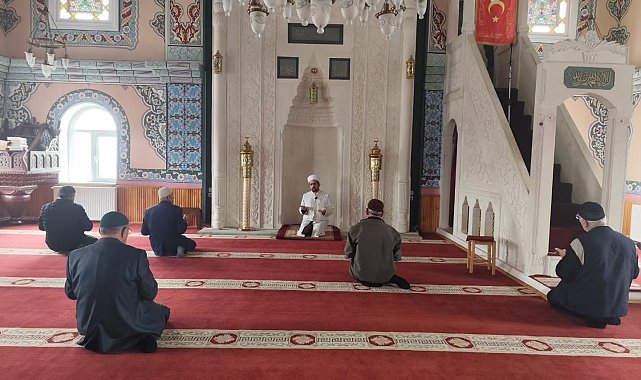 Aydıntepe'de Camiler ve Din Görevlileri Haftası kapsamında hatim programı düzenlendi