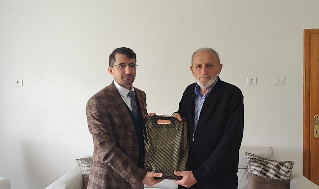 Aydıntepe'de emekli din görevlileri ziyaret edildi