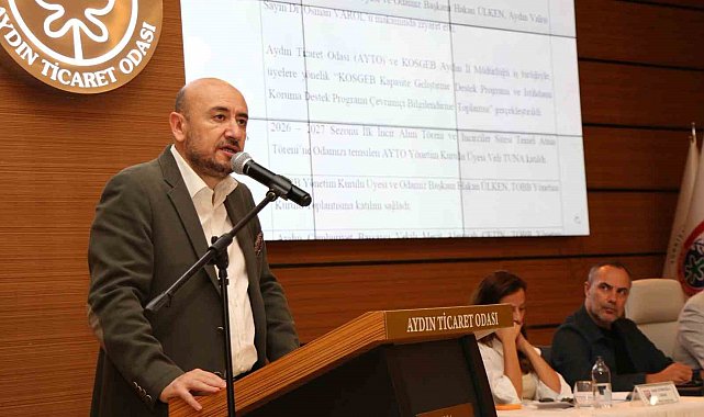 AYTO Başkanı Ülken: "İhracatçımızın üzerindeki maliyet baskısını düşürmemiz lazım"
