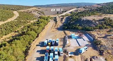 Ayvacık'ta köylere içme suyu taşıma projesi hız kesmeden devam ediyor