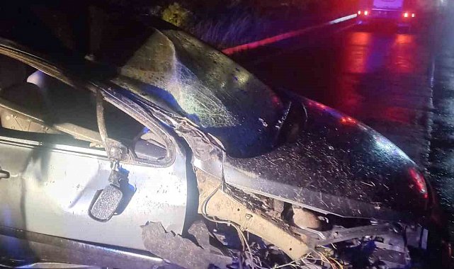 Ayvalık'ta trafik kazası: 1 yaralı