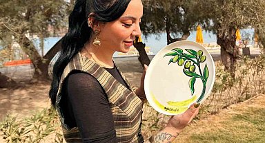 Ayvalık'ta zeytin sanatla buluştu