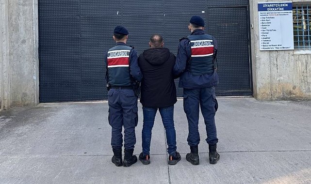 Bafra'da 9 yıl 2 ay hapis cezasıyla aranan şahıs jandarma tarafından yakalandı