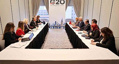 Bakan Bolat, AB Komiseri Sefcovic ve Rusya Ekonomik Kalkınma Bakanı Reshetnikov görüştü