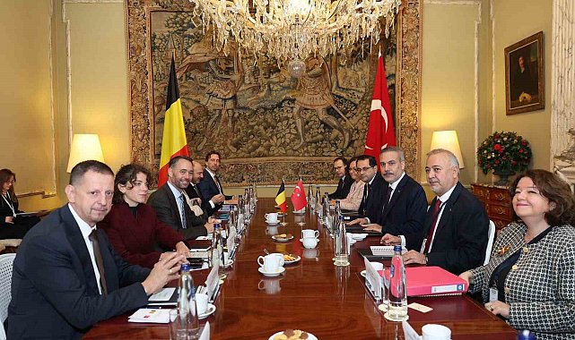Bakan Fidan, Belçikalı mevkidaşı Prevot ile görüştü