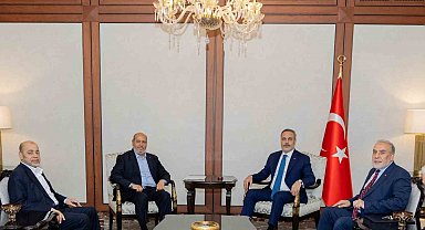 Bakan Fidan Hamas heyeti ile bir araya geldi