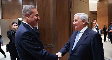 Bakan Fidan, İtalya Dışişleri Bakanı Antonio Tajani ile bir araya geldi