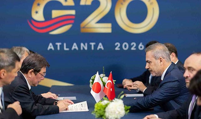 Bakan Fidan, Japon mevkidaşı Motegi ile bir araya geldi