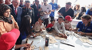 Bakan Güler, Azerbaycan programının ardından TEKNOFEST'e katıldı